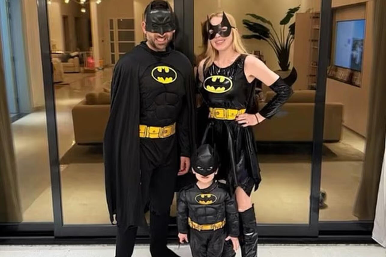 Линдси Лохан с Баддером Шамасом и Луаи