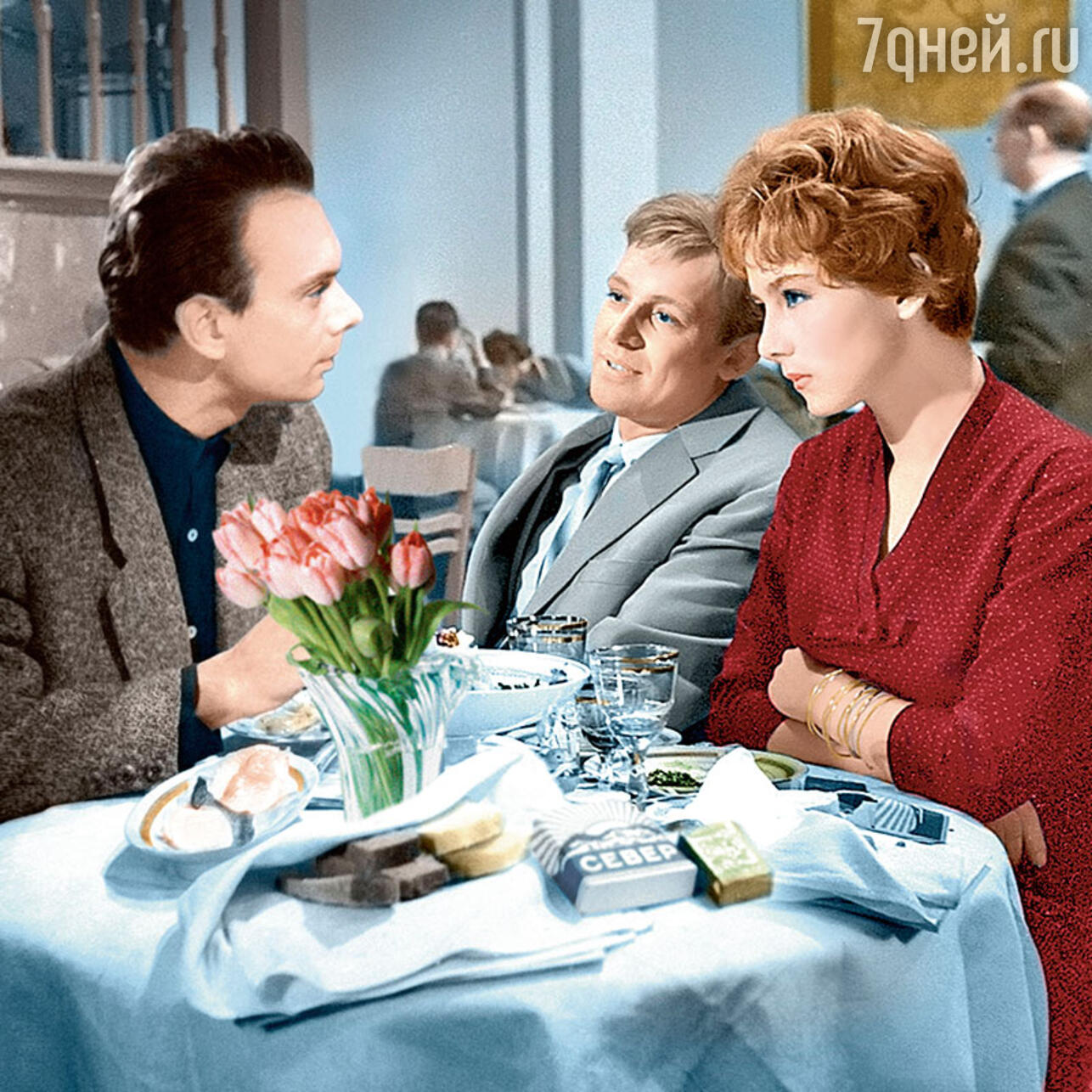 Алексей Баталов, Иннокентий Смоктуновский и Татьяна Лаврова