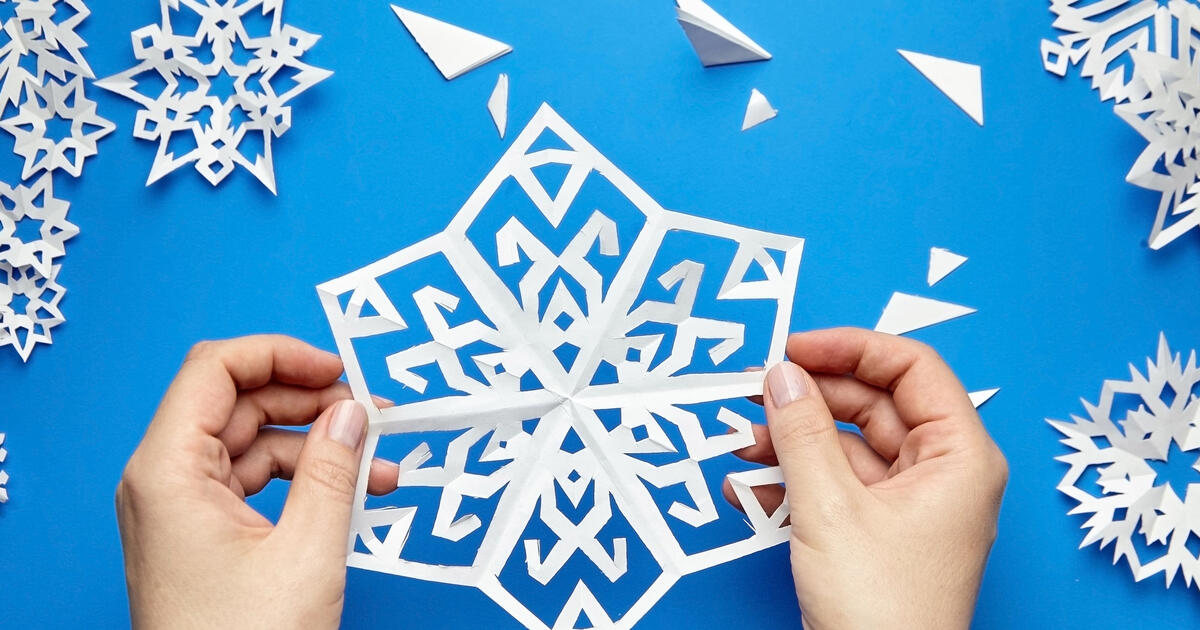 Объемные снежинки из бумаги своими руками на Новый год | Страна Мастеров