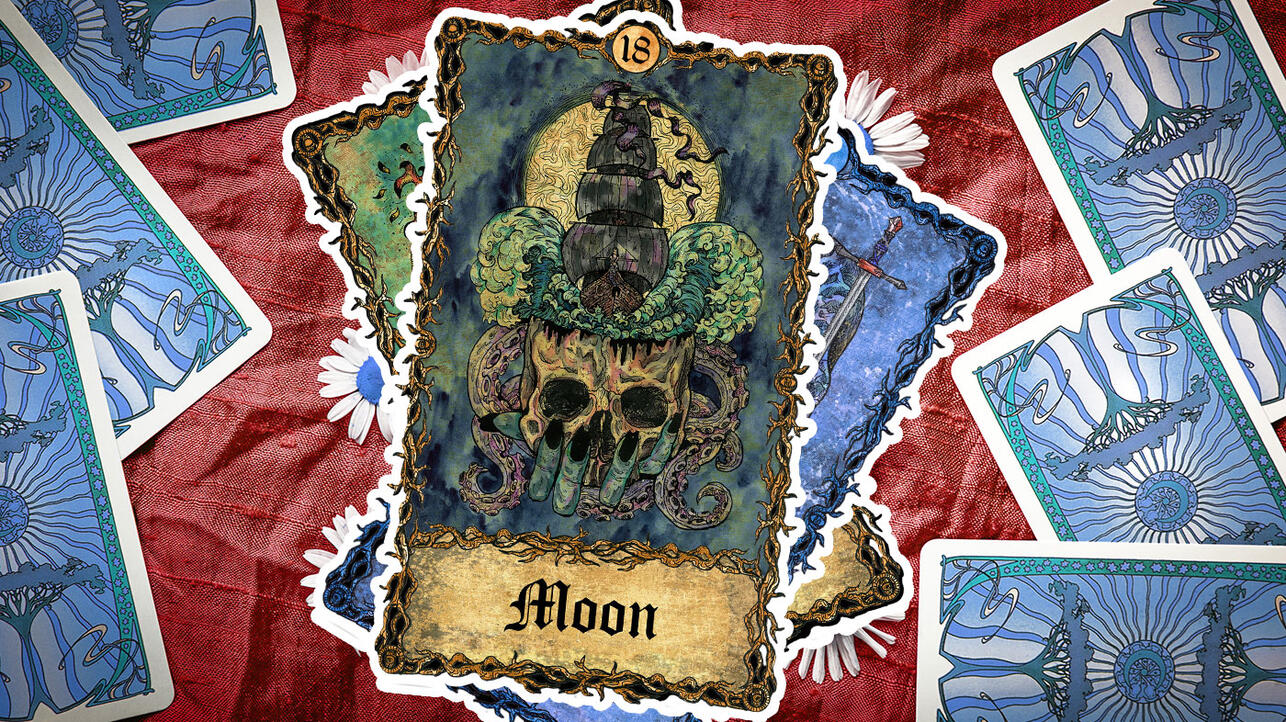 Аркан Луна Таро: значение и влияние на личность человека. фото