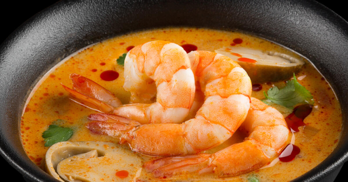 Тайский суп «Том Ям Кунг», пошаговый рецепт на ккал, фото, ингредиенты - Оксана