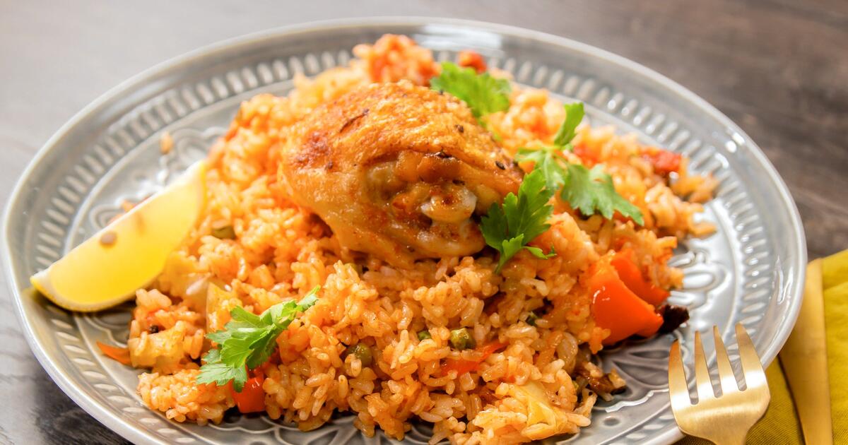 Рецепты - Ужин-Дорадо с рисом и овощами, запеченная в бумажном пакете